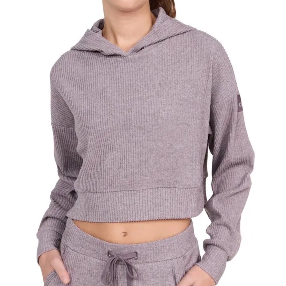 ALO Muse Hoodie Raisinette Heather M
